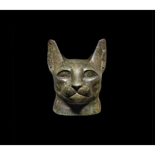 Cat Head of the Goddess Bastet